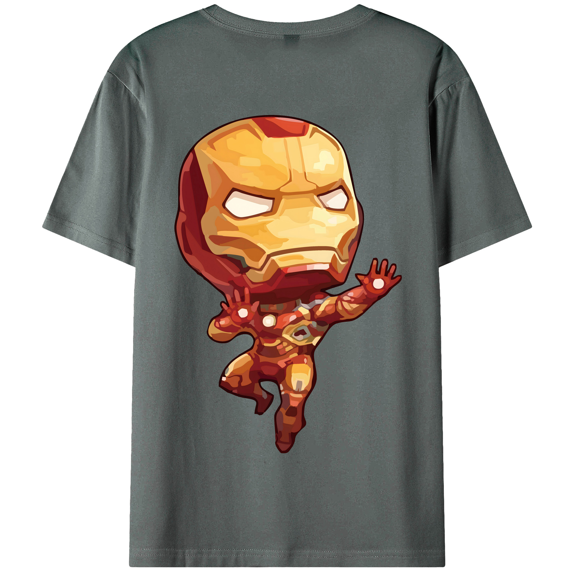 （画像用） アベンジャーズ The Avengers 綿100％半袖Tシャツ（背面プリント）